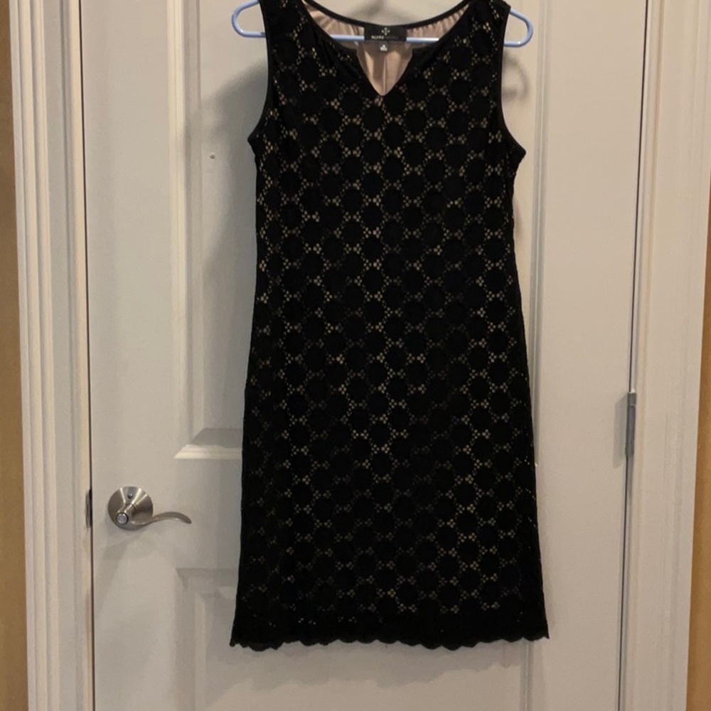 Ronni Nicole Black Lace Sleeveless Dress